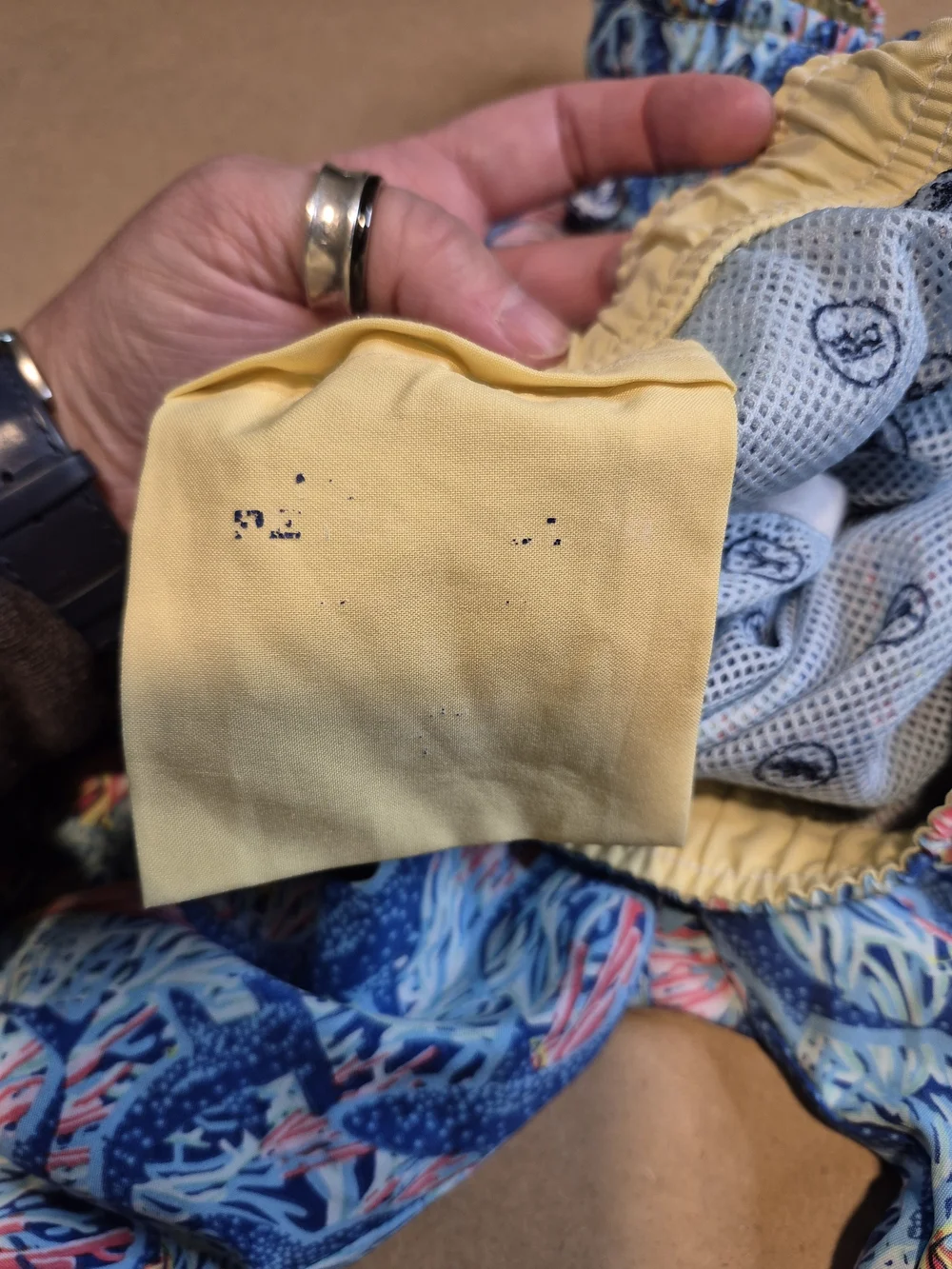 Peter Millar Blue Coral Reef Print Swim Trunks 4571/7